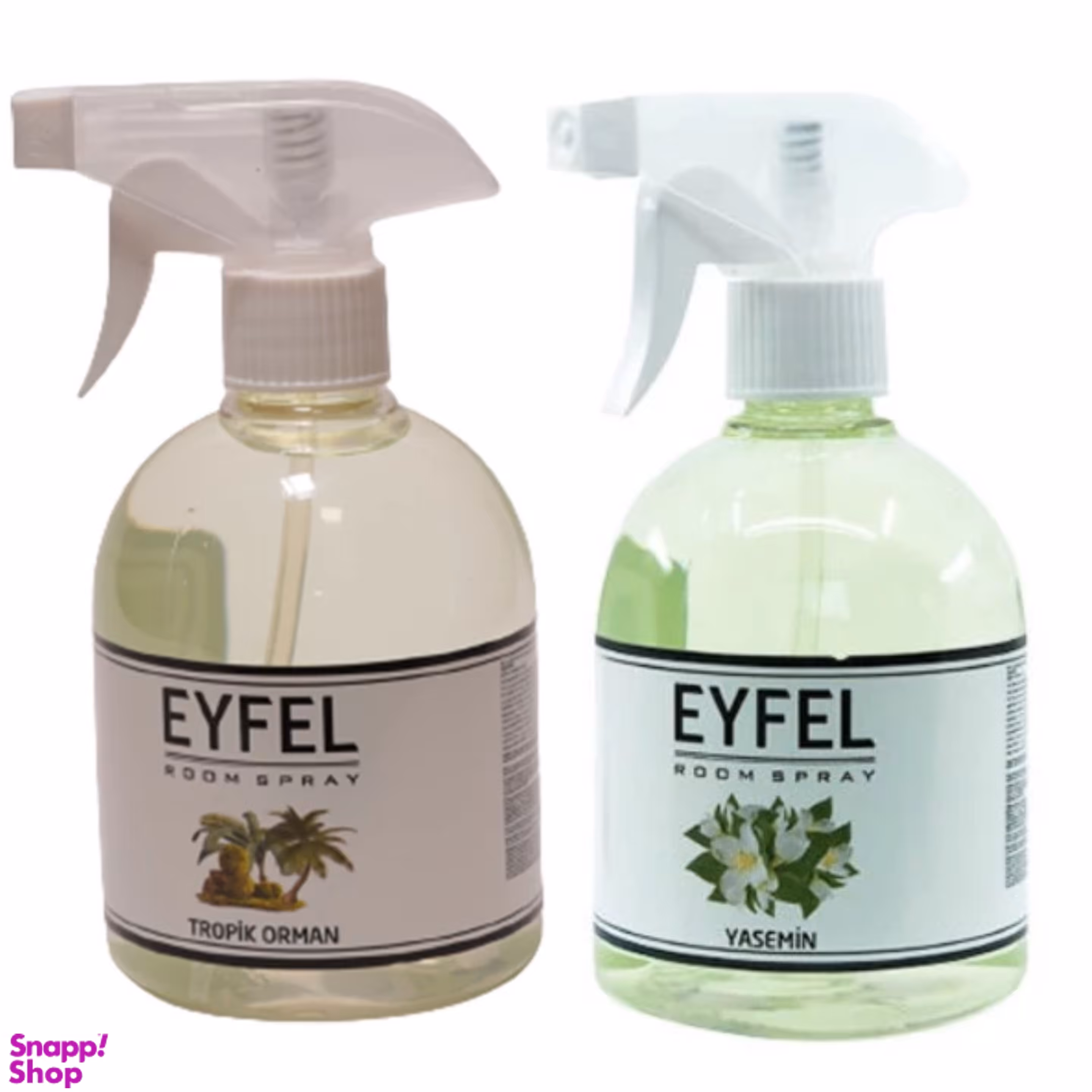 خوشبو کننده هوا ایفل مدل جنگل و گل یاسمن حجم 500 میلی لیتر مجموعه 2 عددی