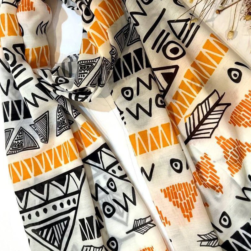 شال لِنین  منگوله دار