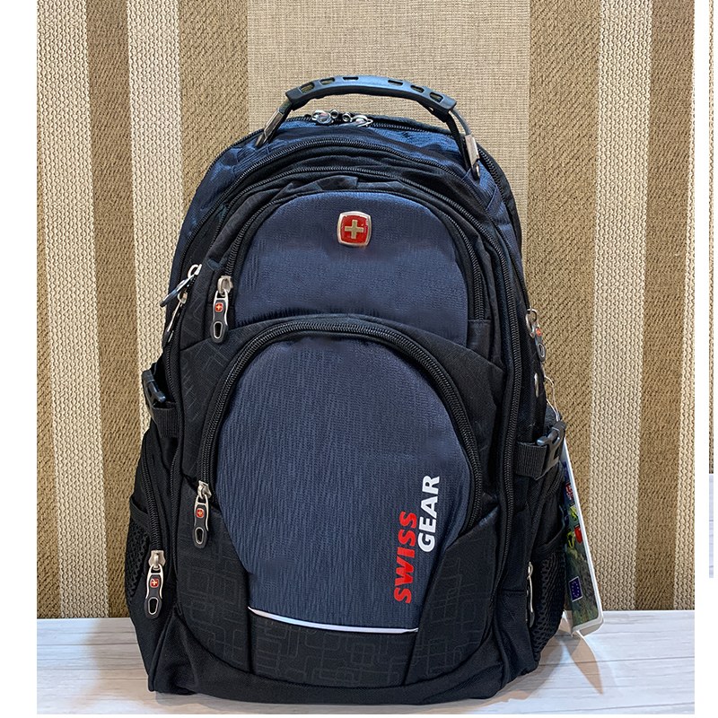 کوله پشتی لپ تاپ کد R6915 سرمه ای