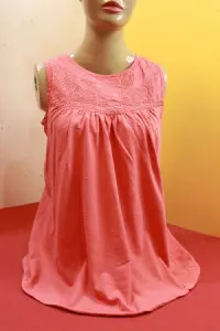 تاپ زنانه نخی صورتی