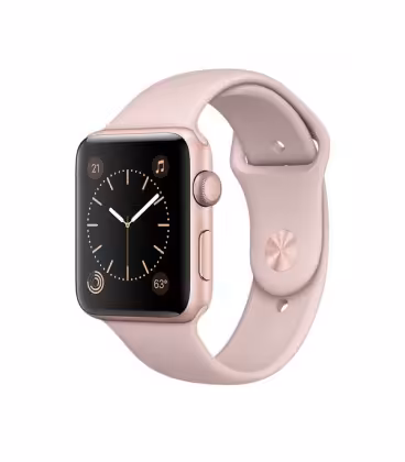 ساعت هوشمند اپل واچ سری 2 مدل 42mm Rose Gold Aluminum Case with Pink Sand Sport Band