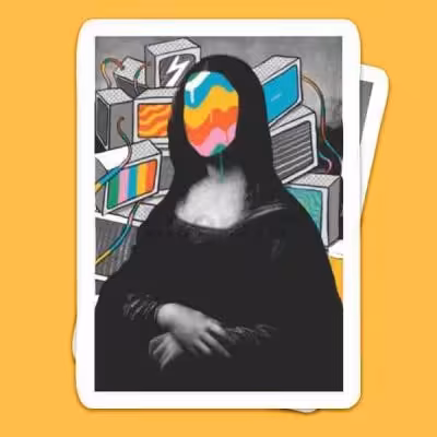 برچسب مات مدل مونالیزا مدرن