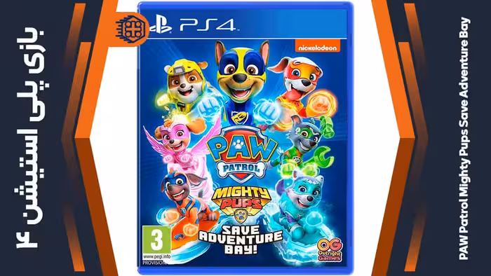 دیسک بازی PAW Patrol Mighty Pups Save Adventure Bay – مخصوص PS4