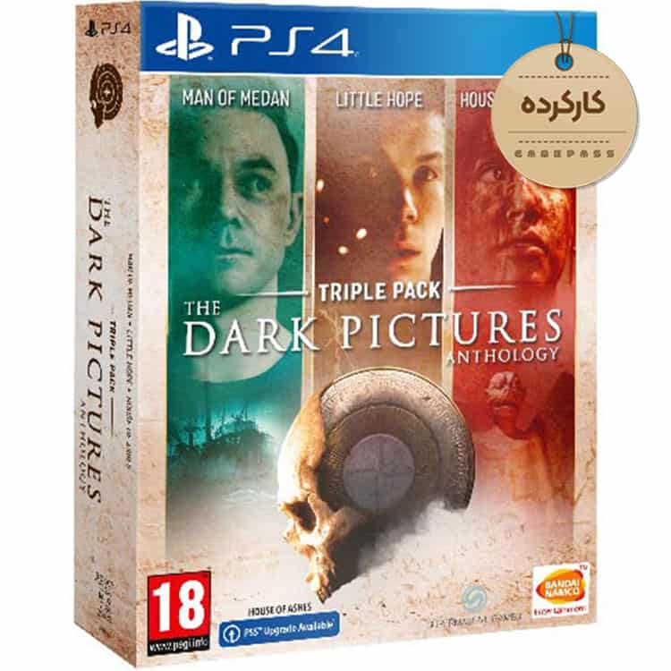 دیسک بازی The Dark Pictures Anthology Triple Pack کارکرده – مخصوص PS4