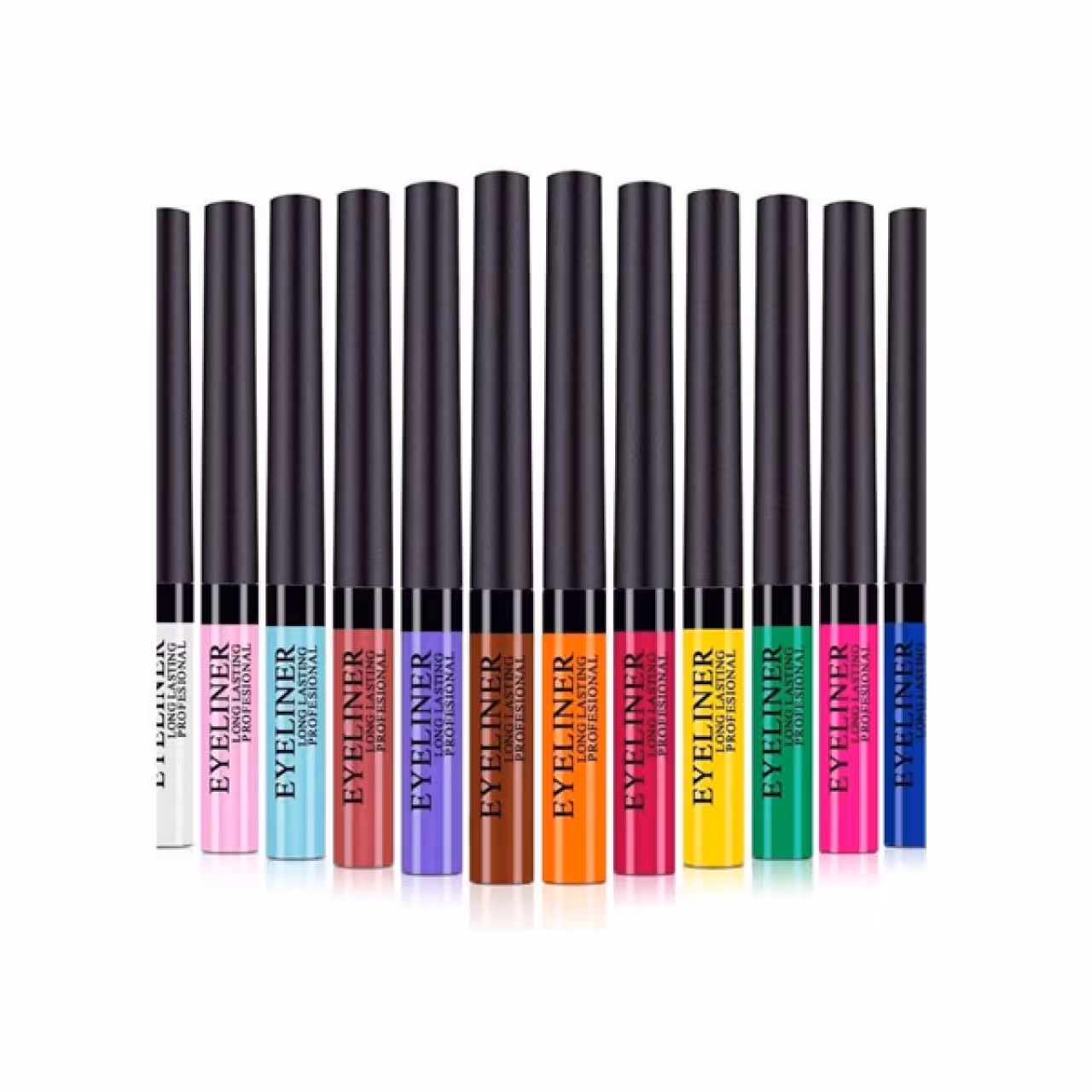 خط چشم رنگی هندیان بسته 12 عددی