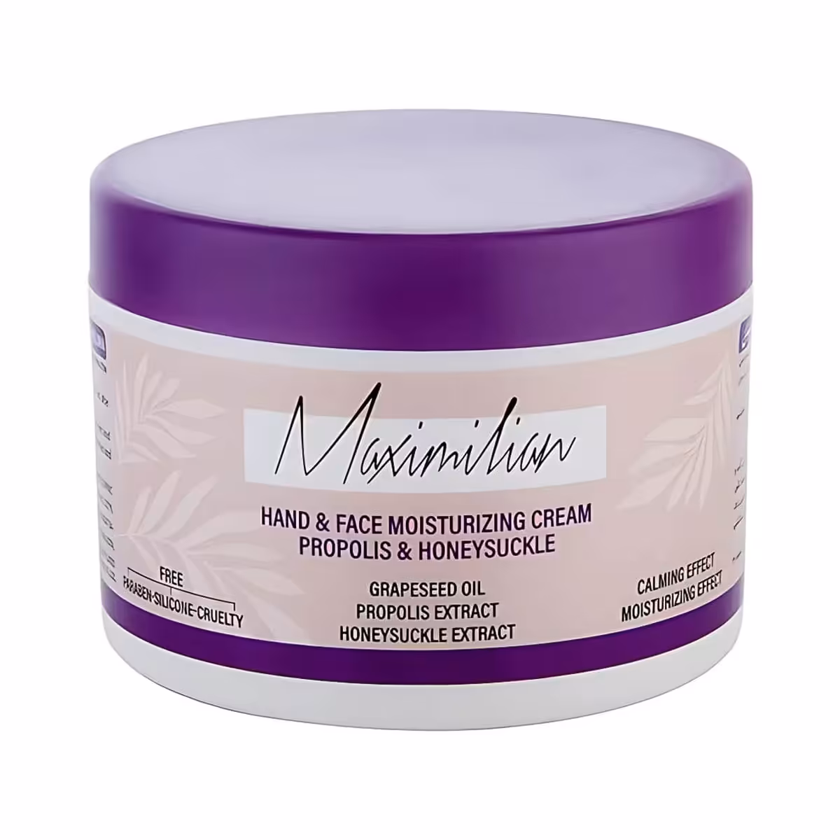 کرم مرطوب کننده ماکسیمیلیان مدل پروپولیس و یاس حجم 250 میل مدل کاسه ای انقضا 1404