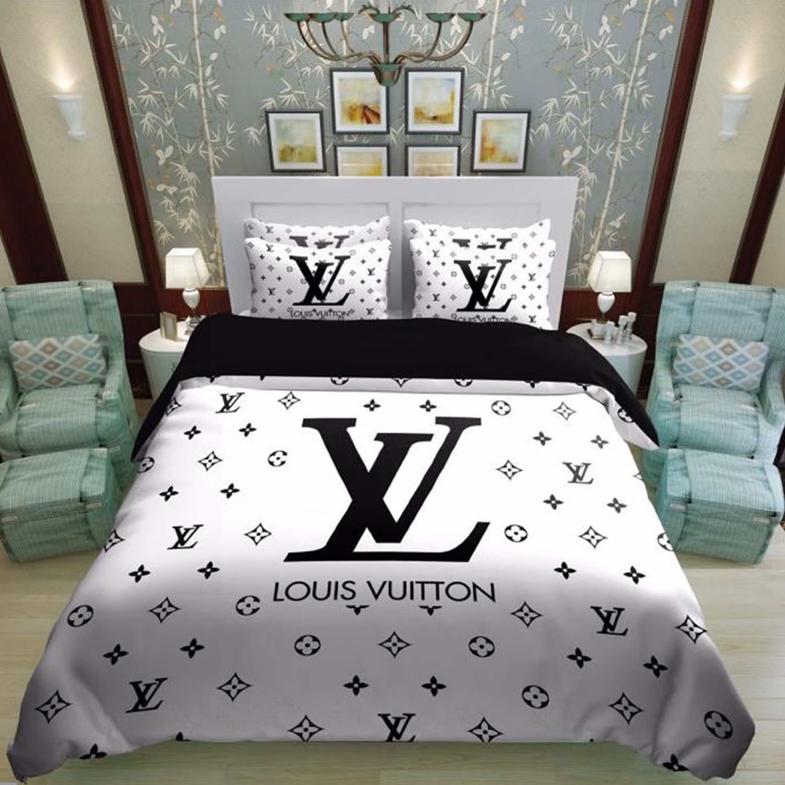 سرویس روتختی 2 نفره تنسل چاپی برندترک لند(Turk Land) rs 134