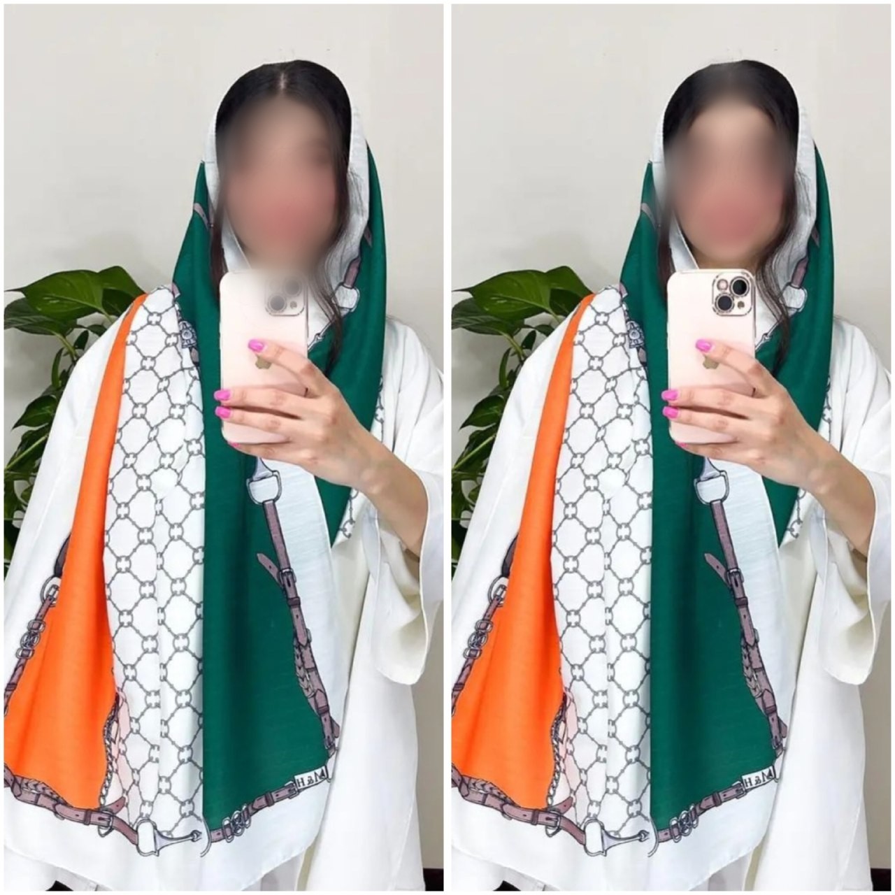 شال مدل ماری جنس تمام نخ