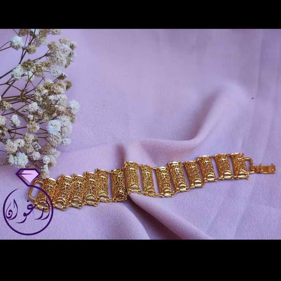 دستبند طرح طلا