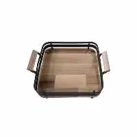 سینی مربع خط صاف کوچک آماهوم