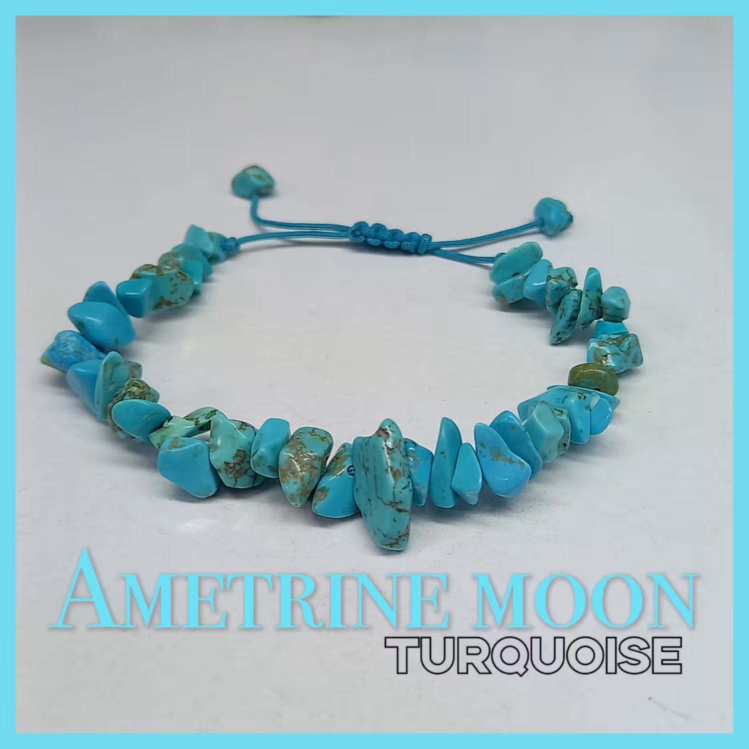 دستبند فیروزه راف (خام دستنخورده) 