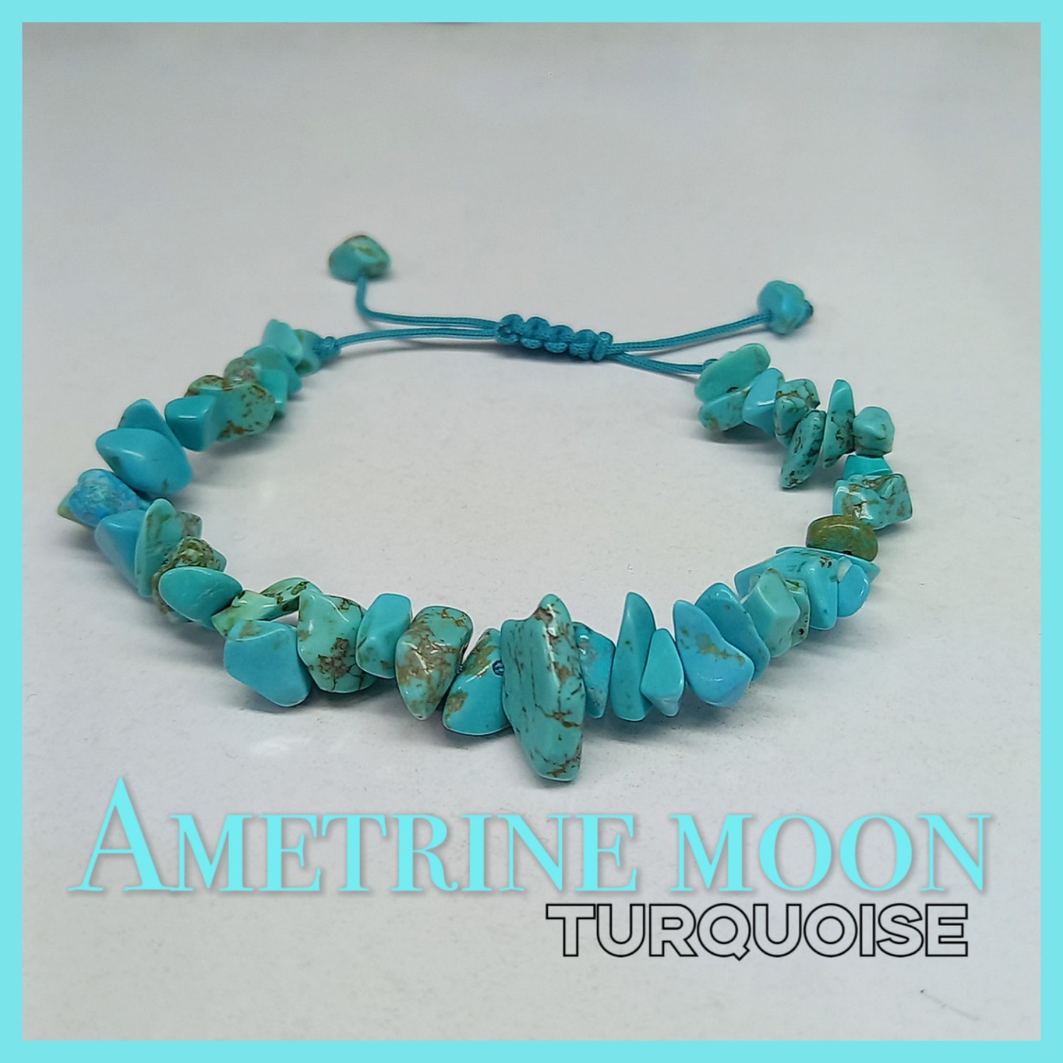 دستبند فیروزه راف (خام دستنخورده) 