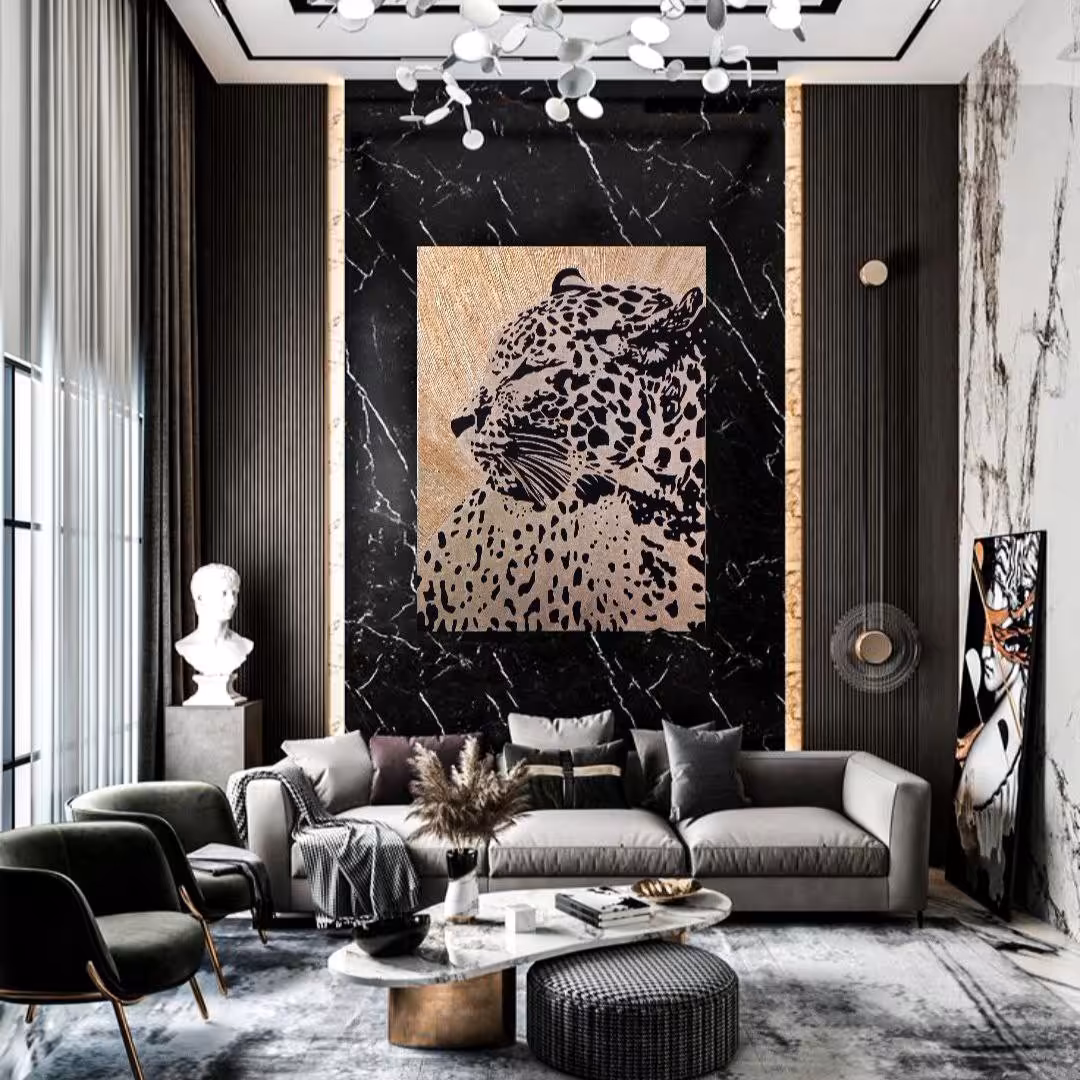 تابلو دکوراتیو یوز پلنگ