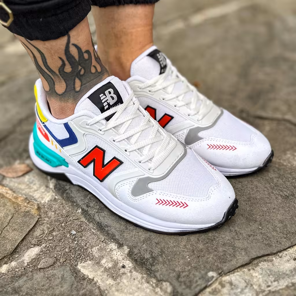 کفش کتانی مردانه نیوبالانس سفید با 7 روز مهلت مرجوع کردن به هر دلیلی