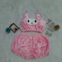 ست شورت و سوتین پددار حوله ای تدی Anahel کد 7312