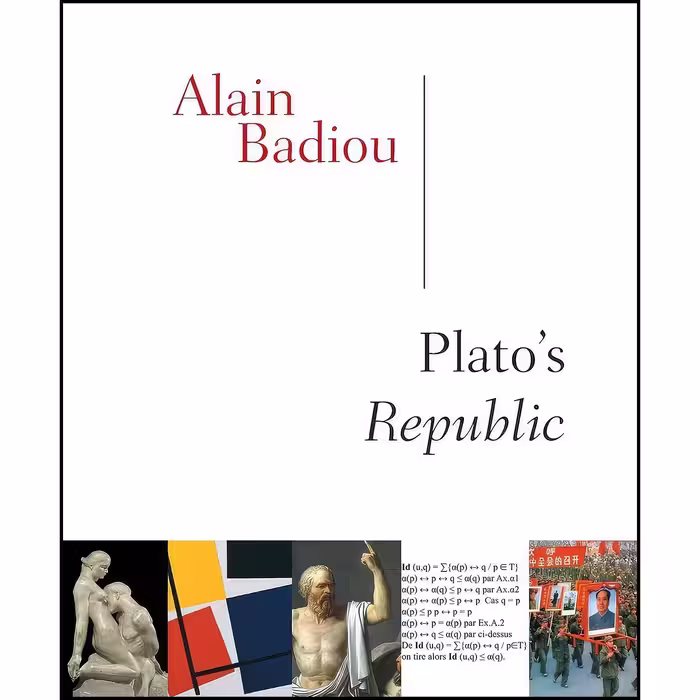 کتاب زبان اصلی Platos Republic اثر Alain Badiou انتشارات Polity Press