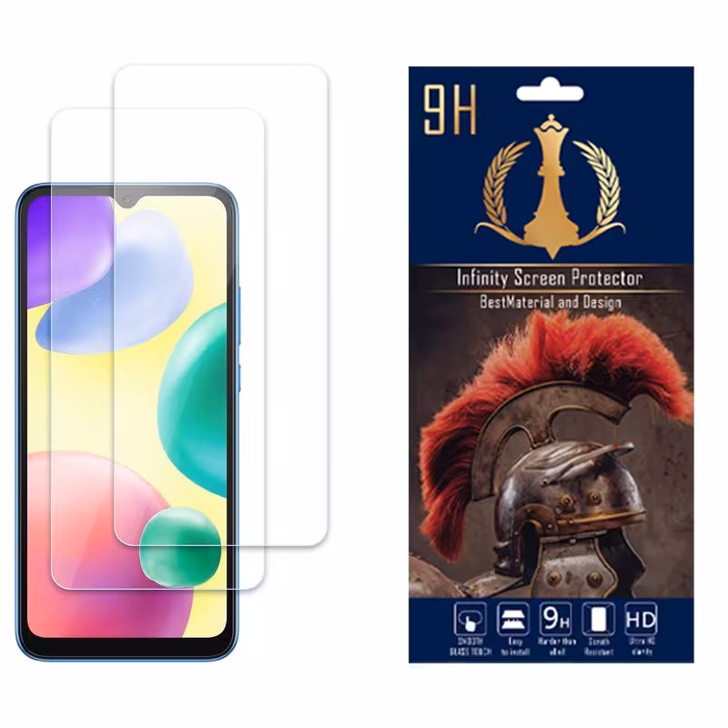 محافظ صفحه نمایش اینفینیتی مدل NANOمناسب برای شیائومیRedmi 10A Sportبسته دو عددی