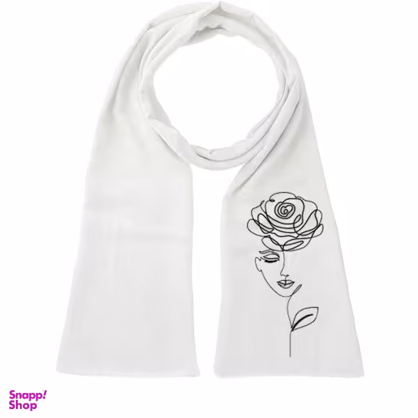 شال زنانه مدل گل رو