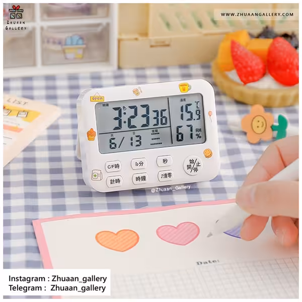 کرنومتر ساعت Minimal Digital Timer رومیزی