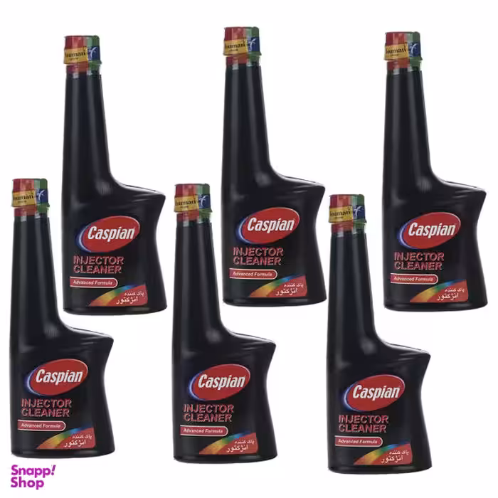 محلول انژکتور شوی کاسپین حجم 230 میلی لیتر بسته 6 عددی