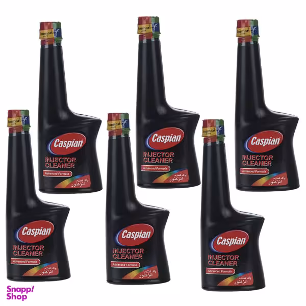 محلول انژکتور شوی کاسپین حجم 230 میلی لیتر بسته 6 عددی