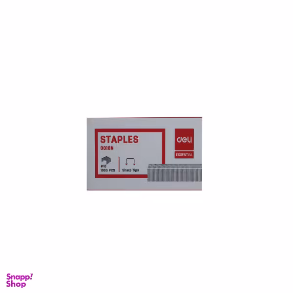 سوزن منگنه دلی مدل 0010N سایز 10 بسته 1000 عددی