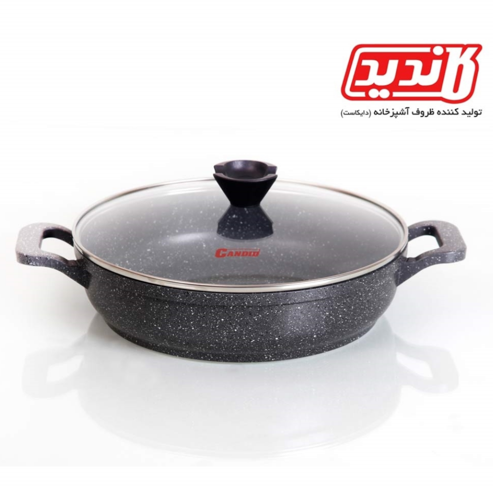 تابه دودسته 28 گرانیت کاندید مدل پروانه Candid Fry pan 28