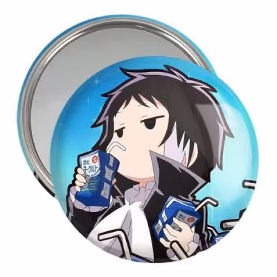 آینه جیبی خندالو مدل آکوتاگوا انیمه سگ های ولگرد بانگو کد 15661