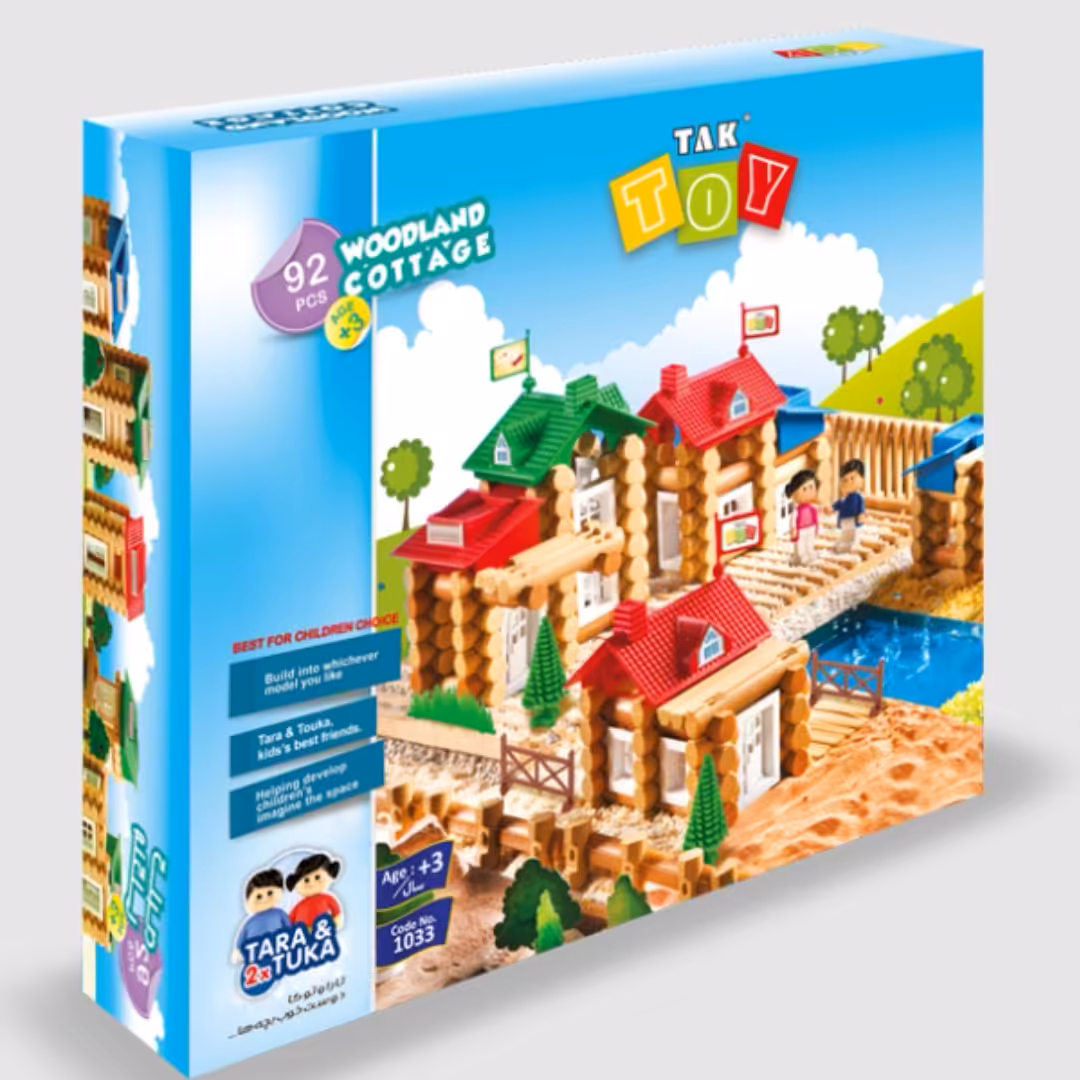 بازی کلبه جنگلی 92 قطعه 