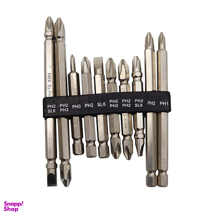 سری پیچ گوشتی یک سر چهارسو یک سر دو سو مدل گوریلا کد YP-010 مجموعه 10 عددی