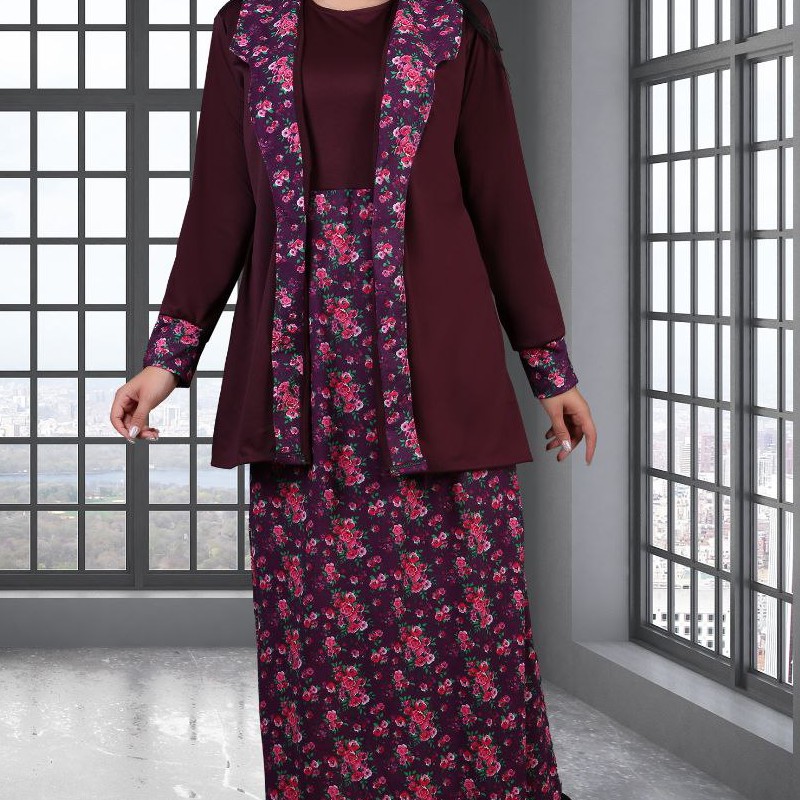 کت سارافون گلدار صحرا