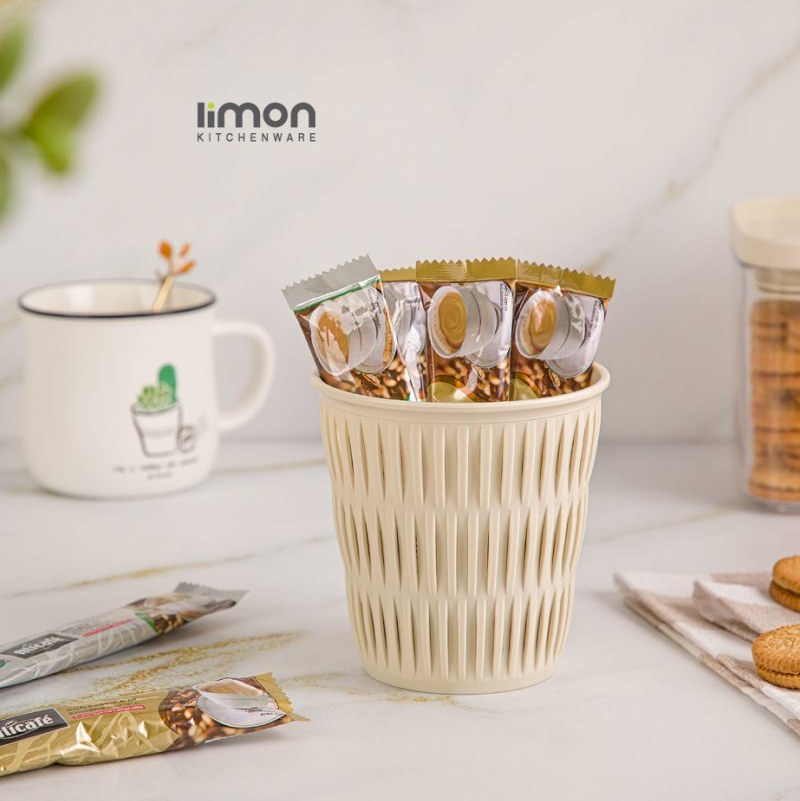 سبد بامبو همه کاره رنگ سفید وزن 55