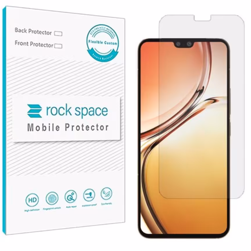 گلس نانو هیدروژل شفاف و ضد ضربه گوشی ویوو V23 5G برند راک اسپیس     