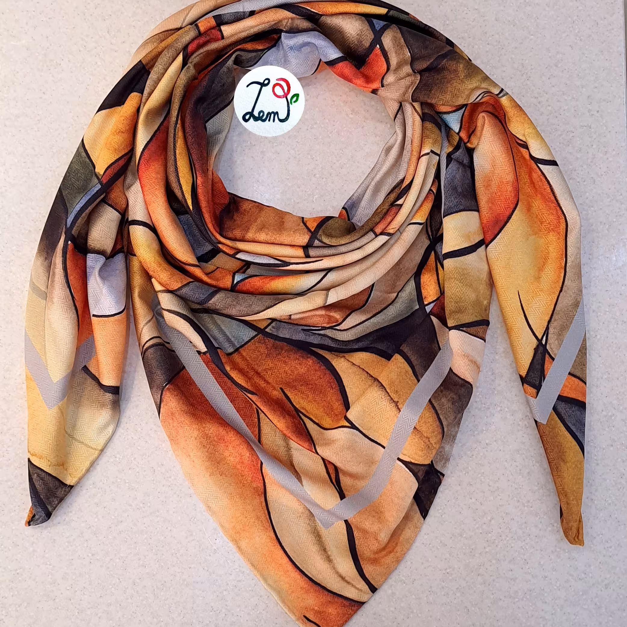 روسری نخ ابریشم جذاب