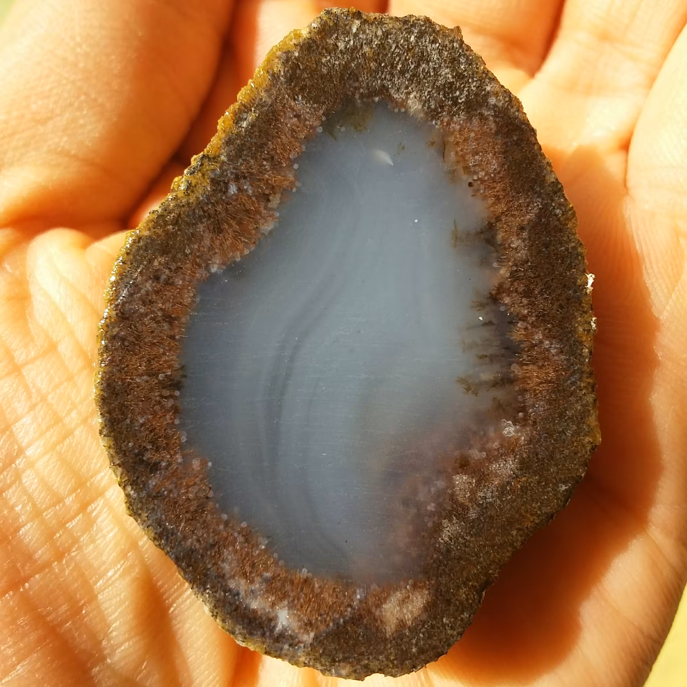 اسلایس سنگ راف عقیق مویی تکرار نشدنی محشر 100درصد طبیعی خااااص بی نظییییییر