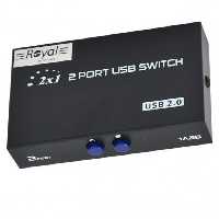 سوئیچ پرینتر2 پورت مدل 1A2B رویال 