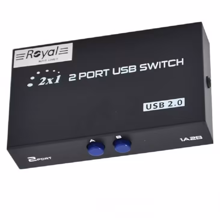 سوئیچ پرینتر2 پورت مدل 1A2B رویال 