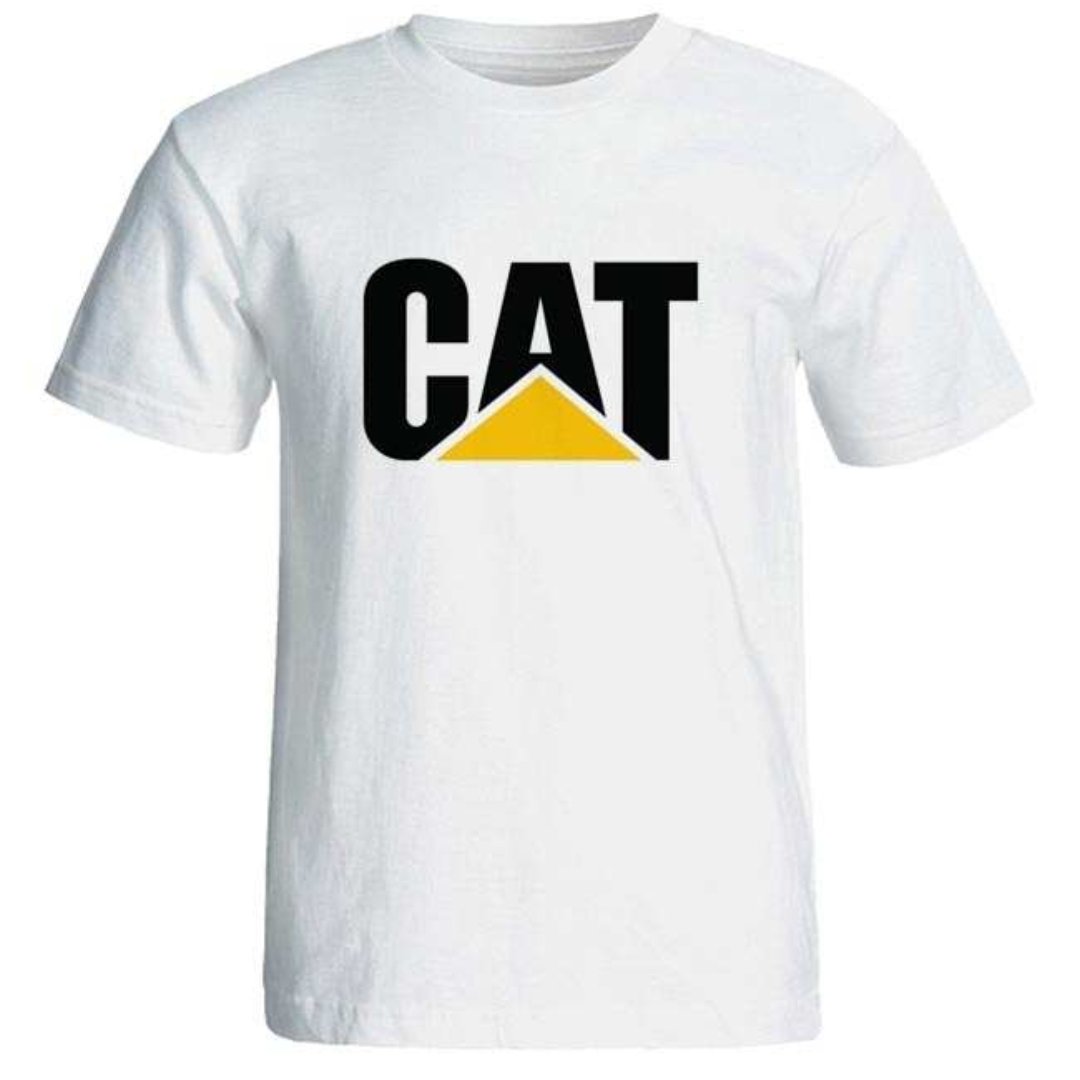 تیشرت آستین کوتاه مدلGAT رنگ سفید