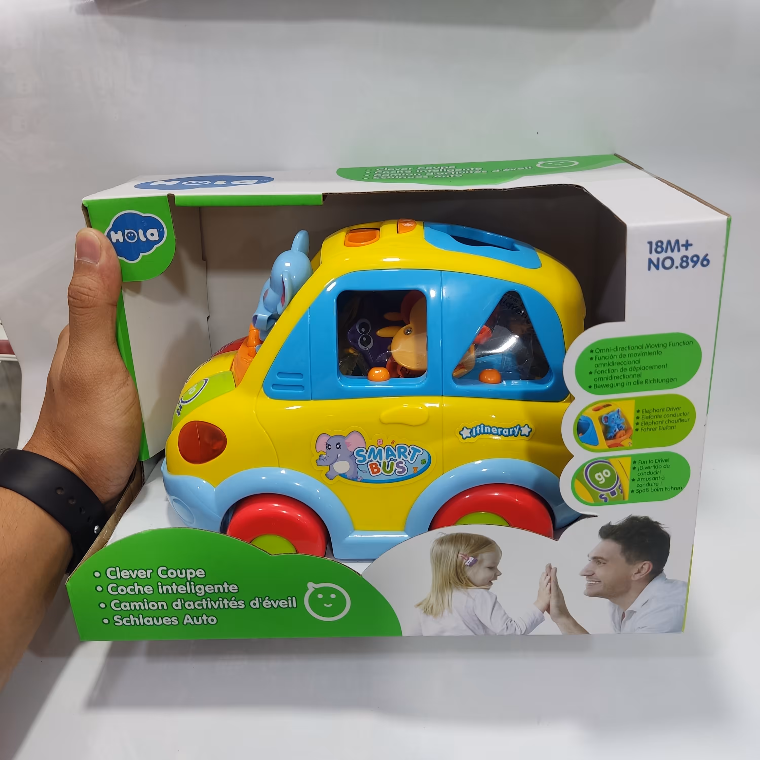 اسباب بازی فولکس هولی تویز موزیکال یاد گیری اشکال هندسی و حیوانات و موسیقی نشکن