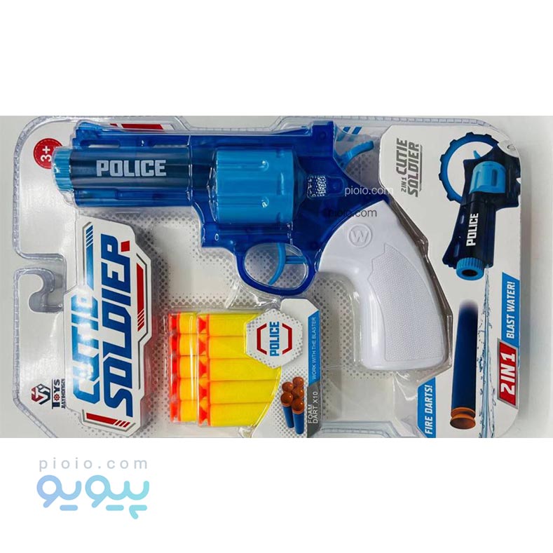 تفنگ اسباب بازی دوکاره پلیسی