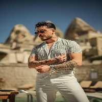 پیراهن / بلوز دکمه دار خاکستری مردانه باریک و OUTFİT MAN