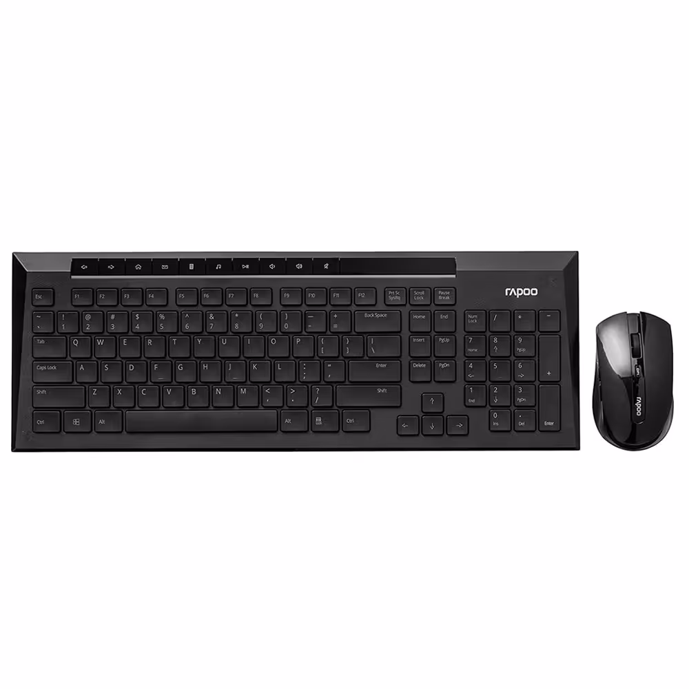 قیمت و خرید کیبورد و ماوس بی‌سیم رپو مدل 8200p | یاس ارتباط