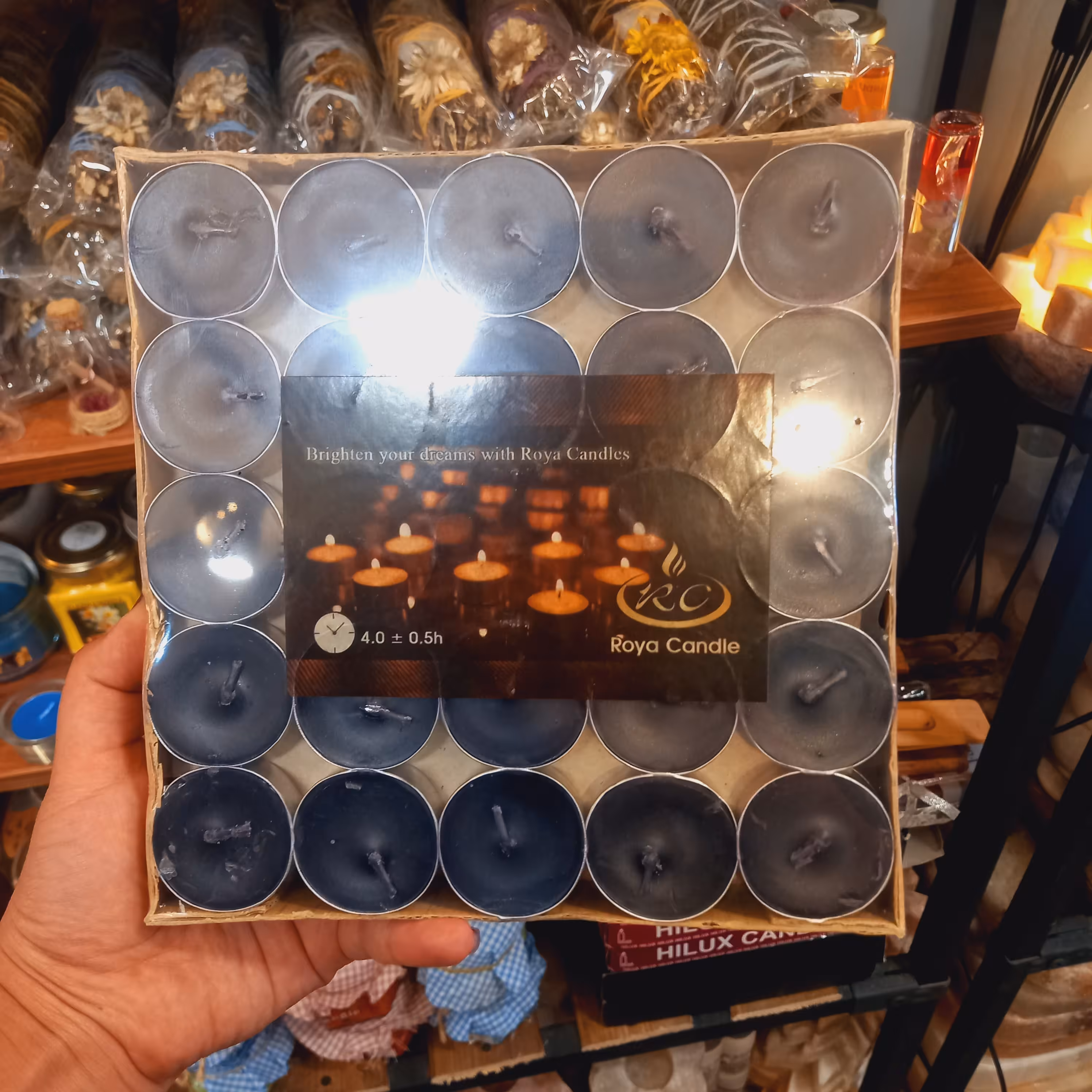 شمع وارمر  مشکی (50 تایی)