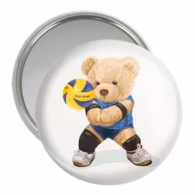 آینه جیبی خندالو مدل تدی Teddy کد 26181