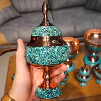 شکلات خوری فیروزه کوبی ارتفاع 20 سانت برند گوهر 