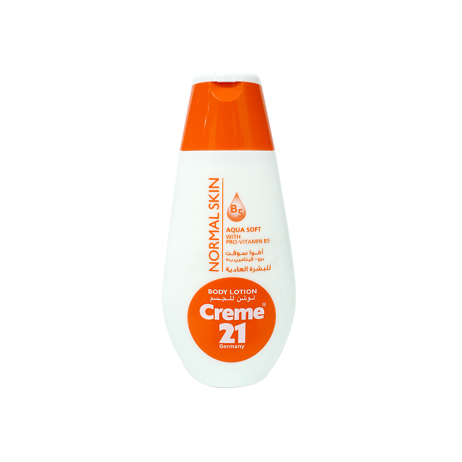 لوسیون بدن کرم 21 مدل Nornal Skin حجم 250 میلی لیتر