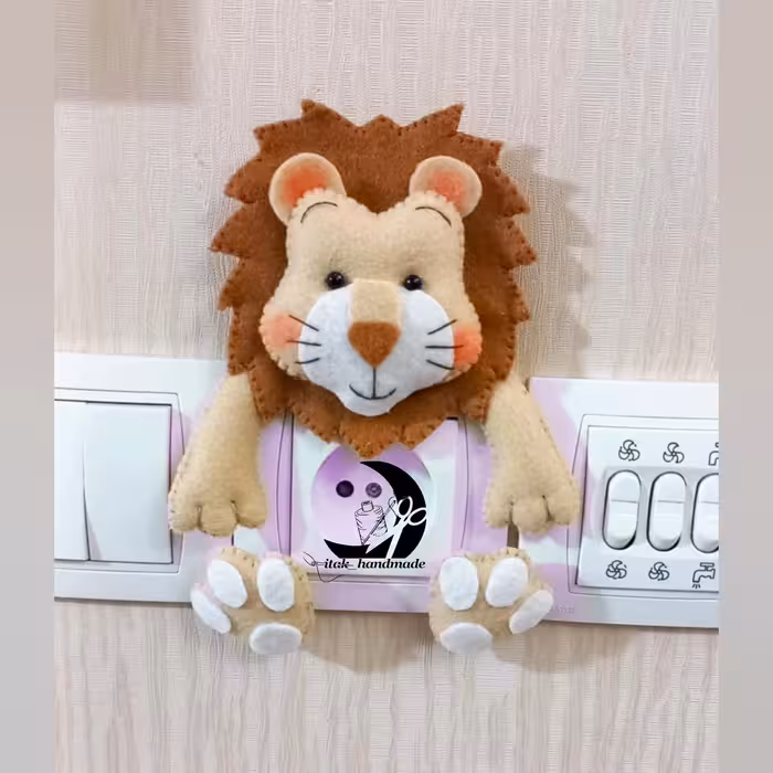 استیکر کلیدو پریز مدل شیر قابل اجرا در رنگ های مختلف