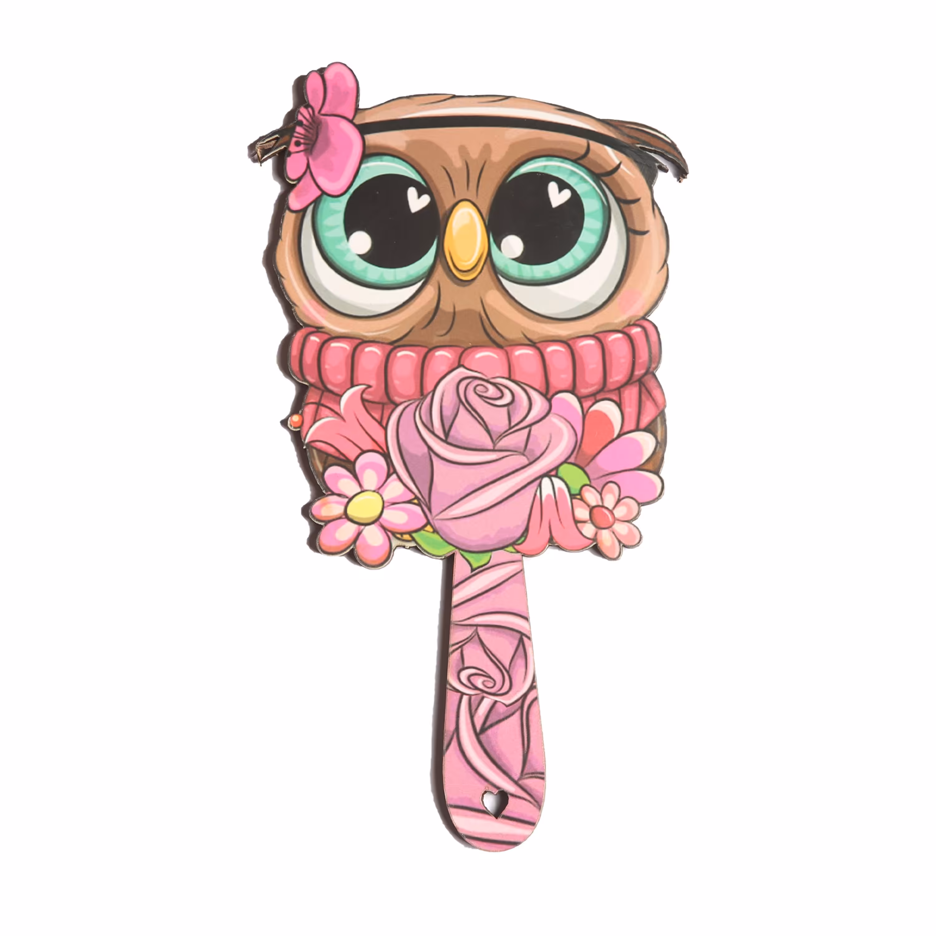 آینه آرایشی فانتزی طرح جغد