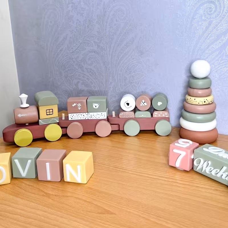 اسباب بازی چوبی ،قطار چوبی مونته سوری