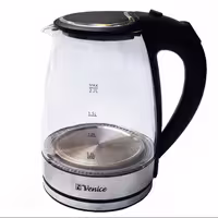 فروش ویژه کتری برقی باکیفیت شیشه ای (پیرکس)ونیز مدل 9252c ظرفیت 2.2 